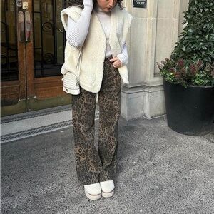 Aelfric Eden Cheetah Straight Leg Jeans